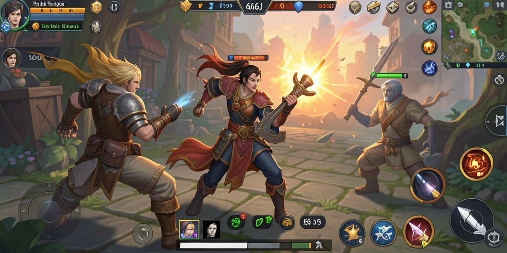 Tampilan gameplay menakjubkan dalam 666J yang menarik para pelaku strategi.
