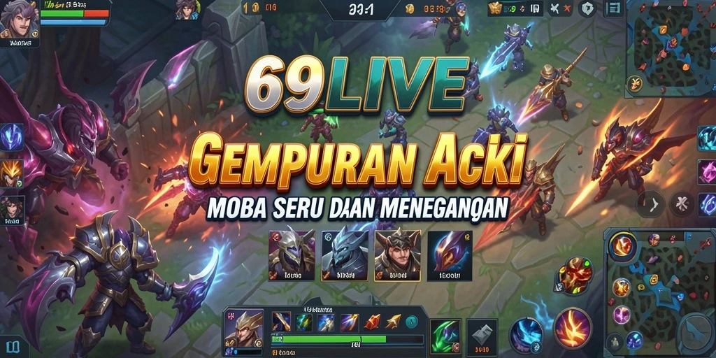 Gameplay seru dan mendebarkan dari 69LIVE dengan karakter unik.