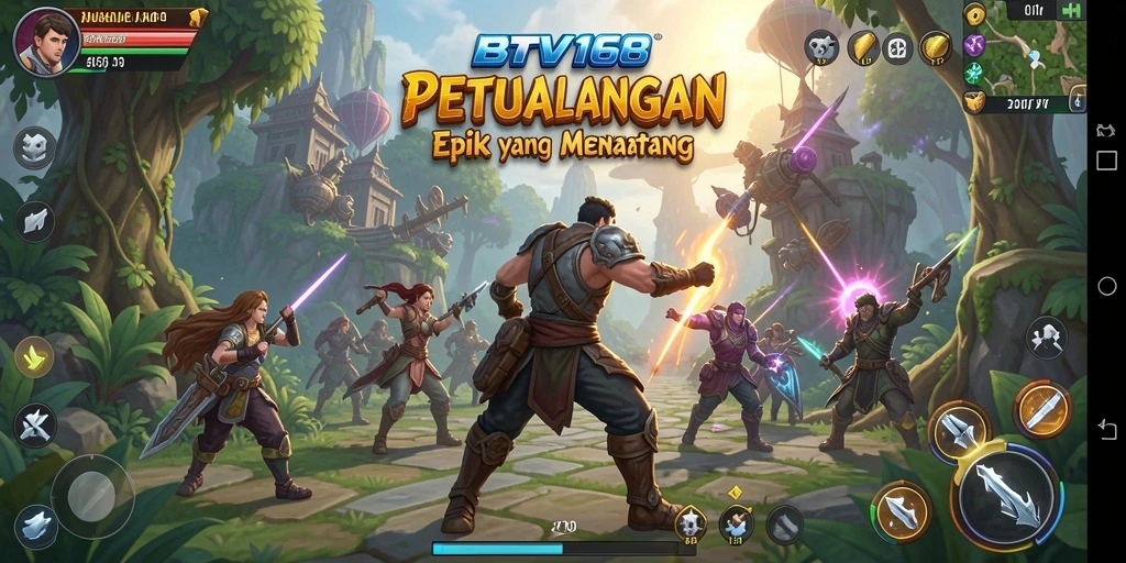 Tampilan screenshot BTV168 yang menunjukkan aksi petualangan seru.