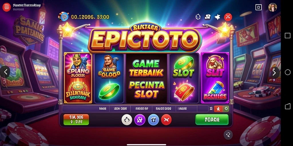 Tampilan gameplay EPICTOTO yang menarik dan interaktif.