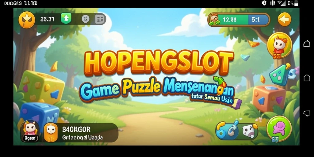 Screenshot gameplay HOPENGSLOT yang penuh warna dan menantang.