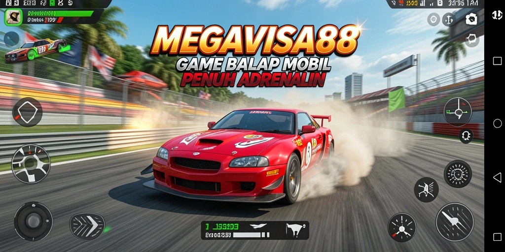 Gameplay memukau dan akselerasi mobil yang menantang.