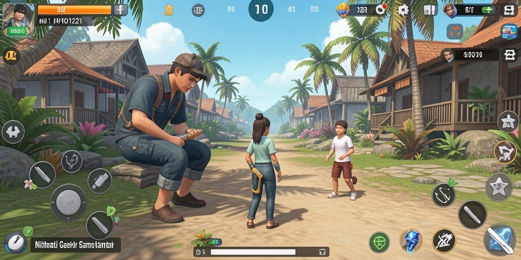 Screenshot MPO1221 menampilkan gameplay yang seru dan santai.