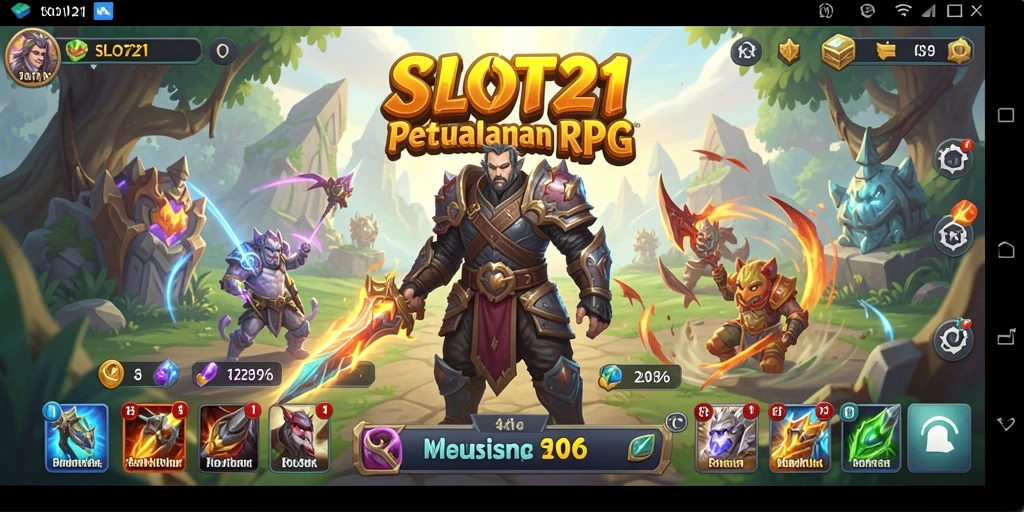 Tampilan gameplay SLOT21 yang memukau dan interaktif.
