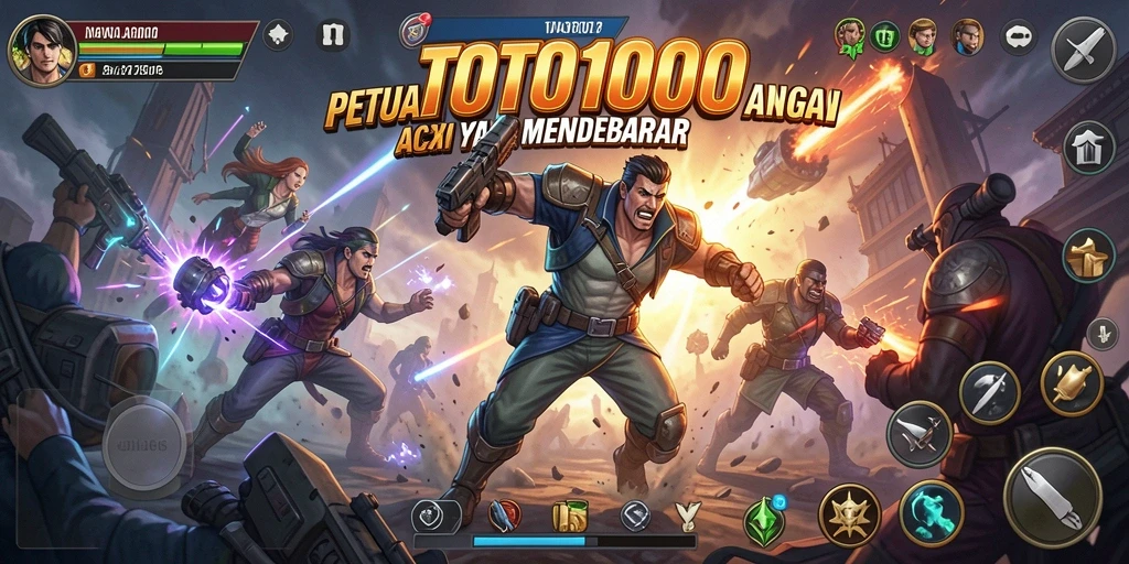 TOTO1000 menampilkan aksi mendebarkan dalam pertempuran yang intens.